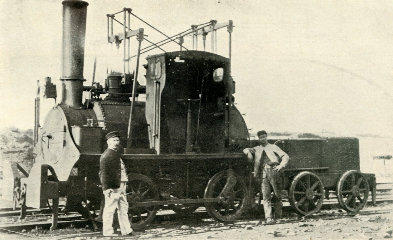 An Early Colliery Locomotive by Unbekannt