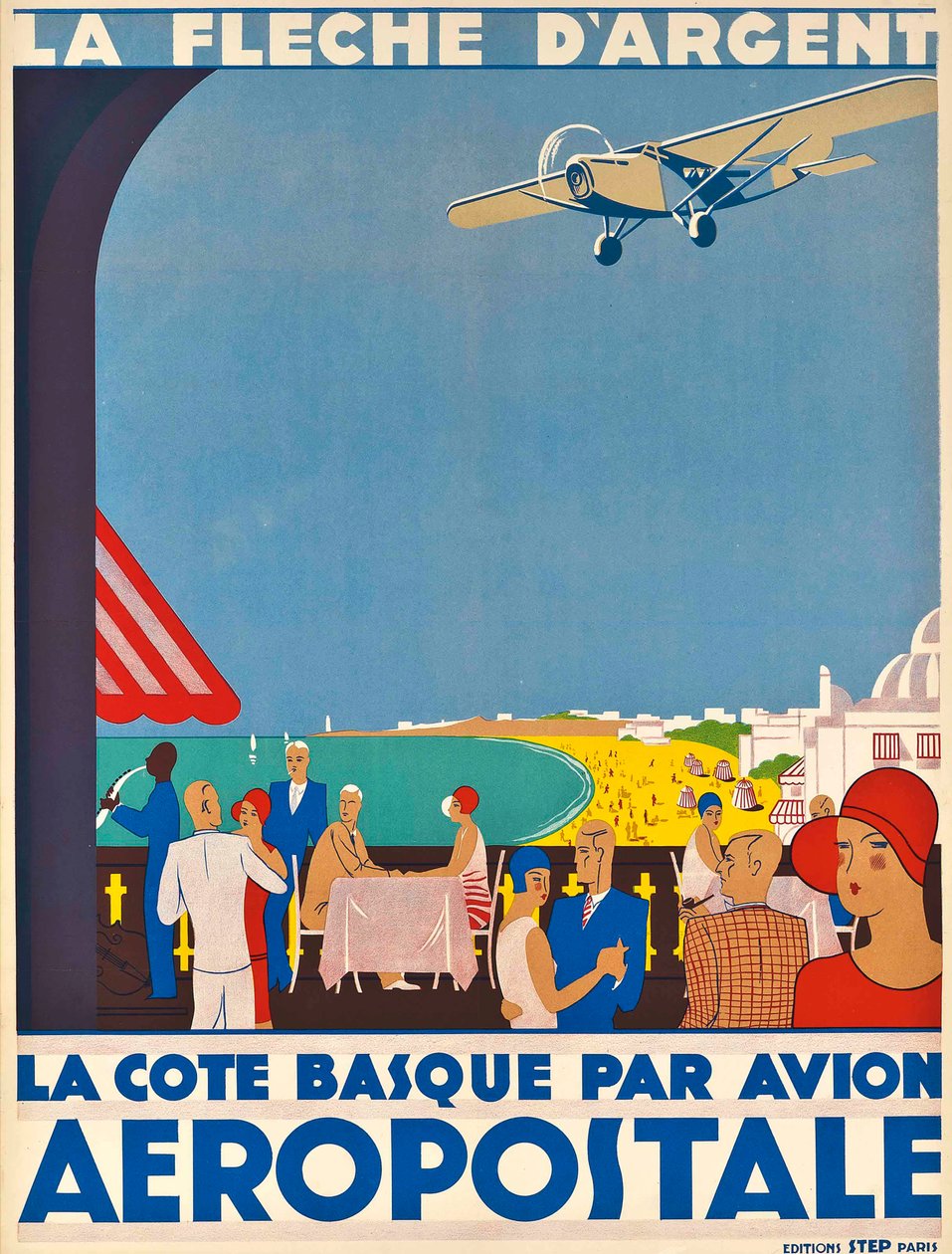 Aéropostale. The Basque Coast by Unbekannt