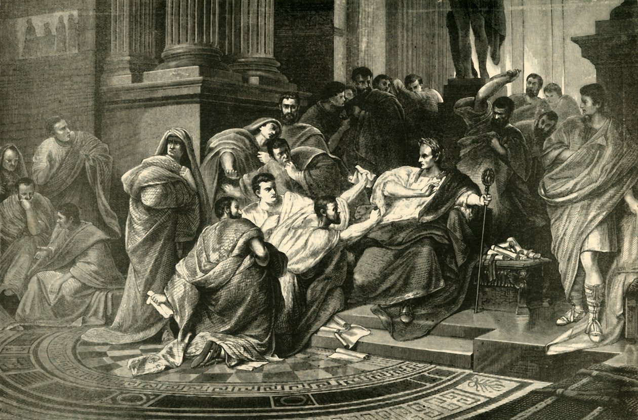 Assassination of Julius Caesar, 1890 by Unbekannt