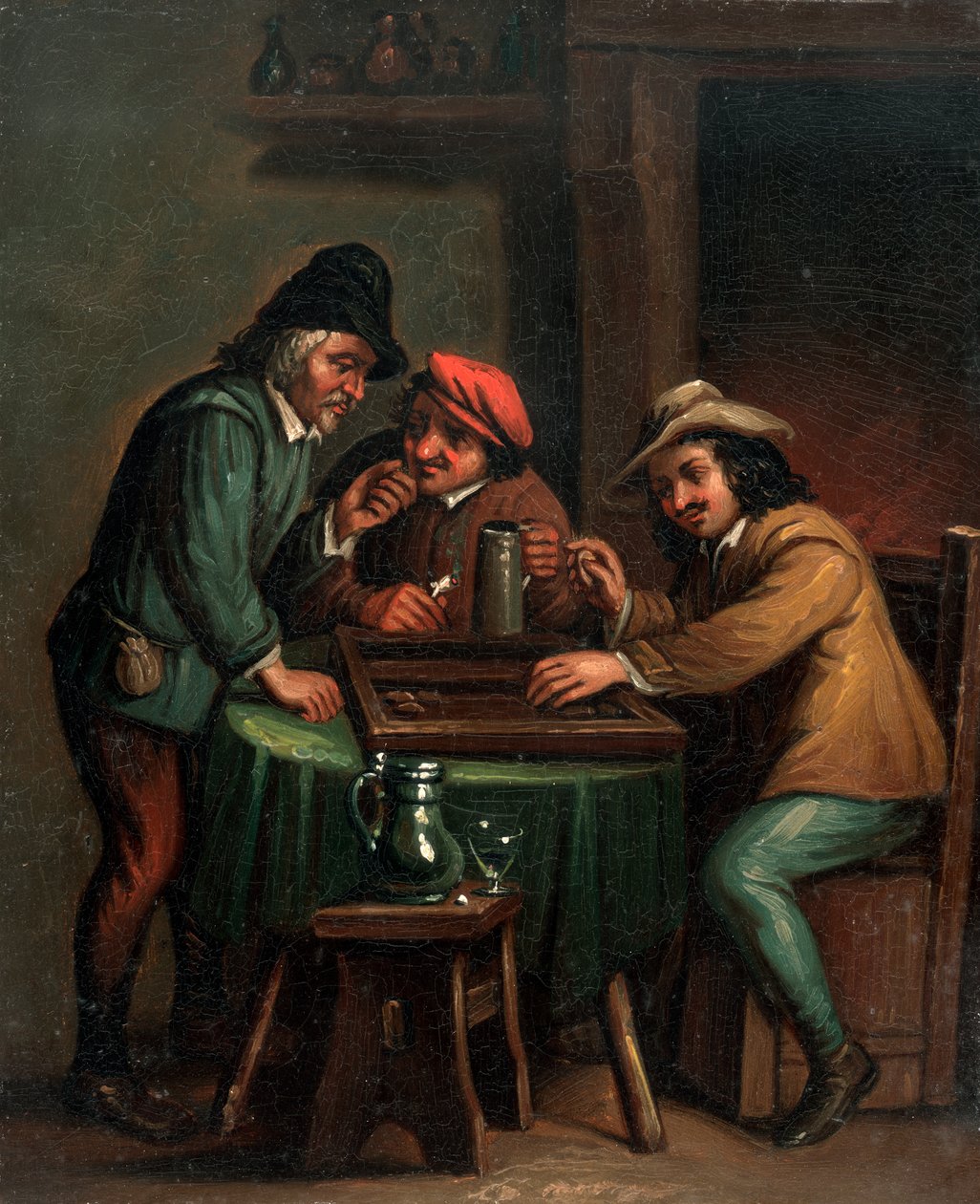 Backgammon Players by Unbekannt