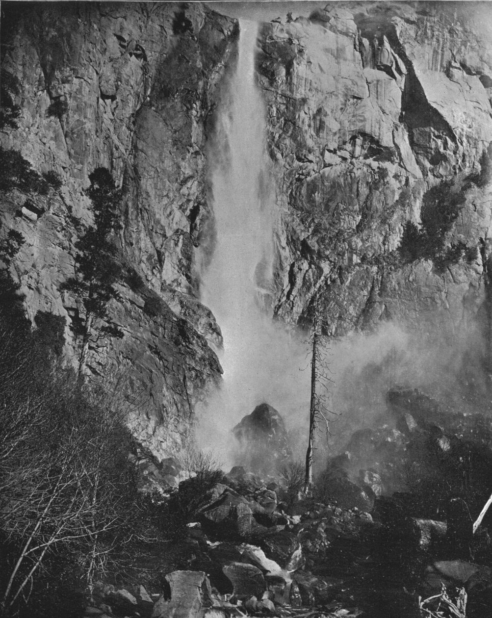 Bridal Veil Fall, Yosemite, California, USA, c1900 by Unbekannt