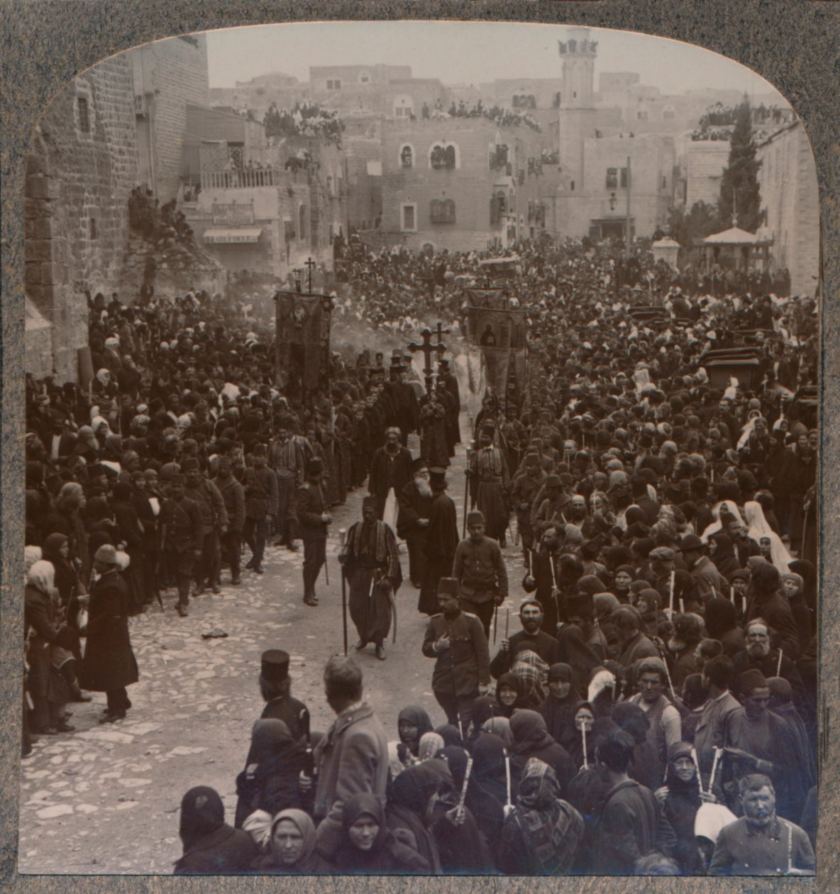 Christmas Procession in Bethlehem by Unbekannt