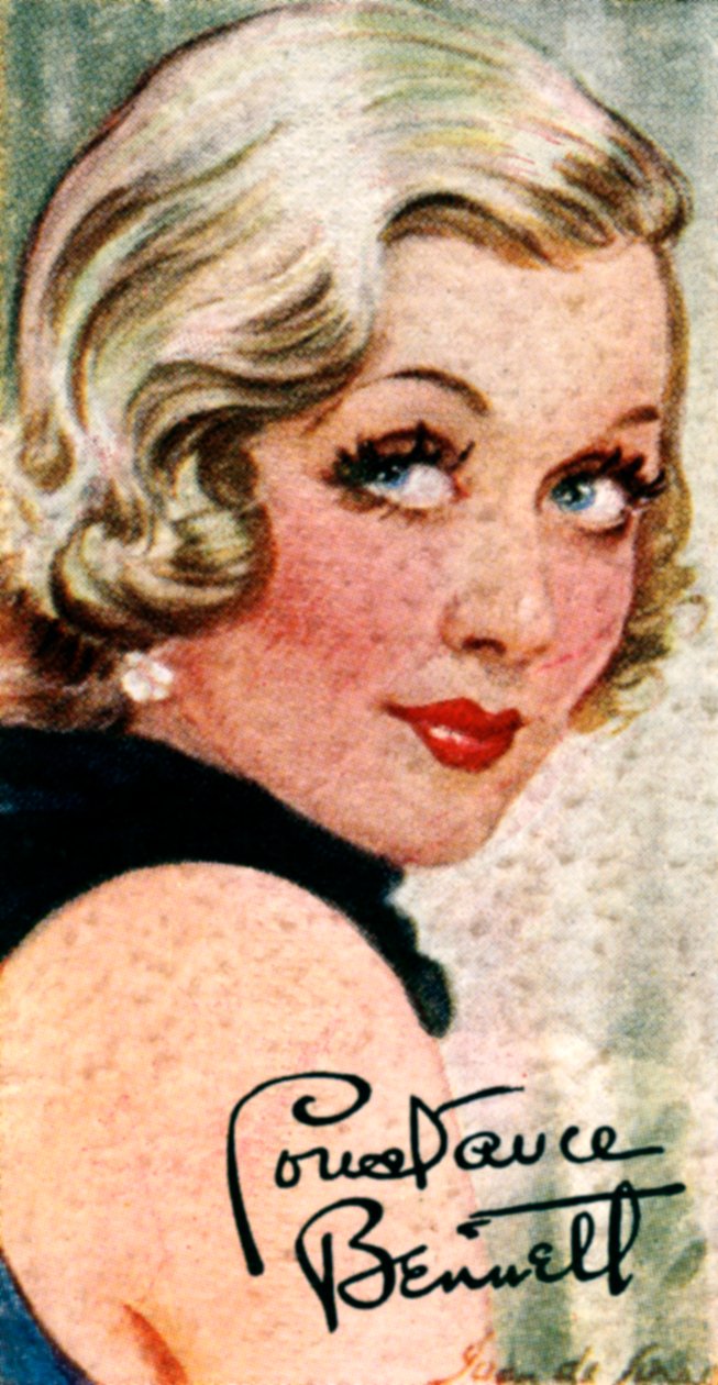 Constance Campbell Bennett, US actress by Unbekannt