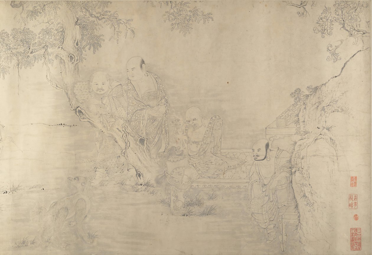 Copy after The Sixteen Luohans by Unbekannt