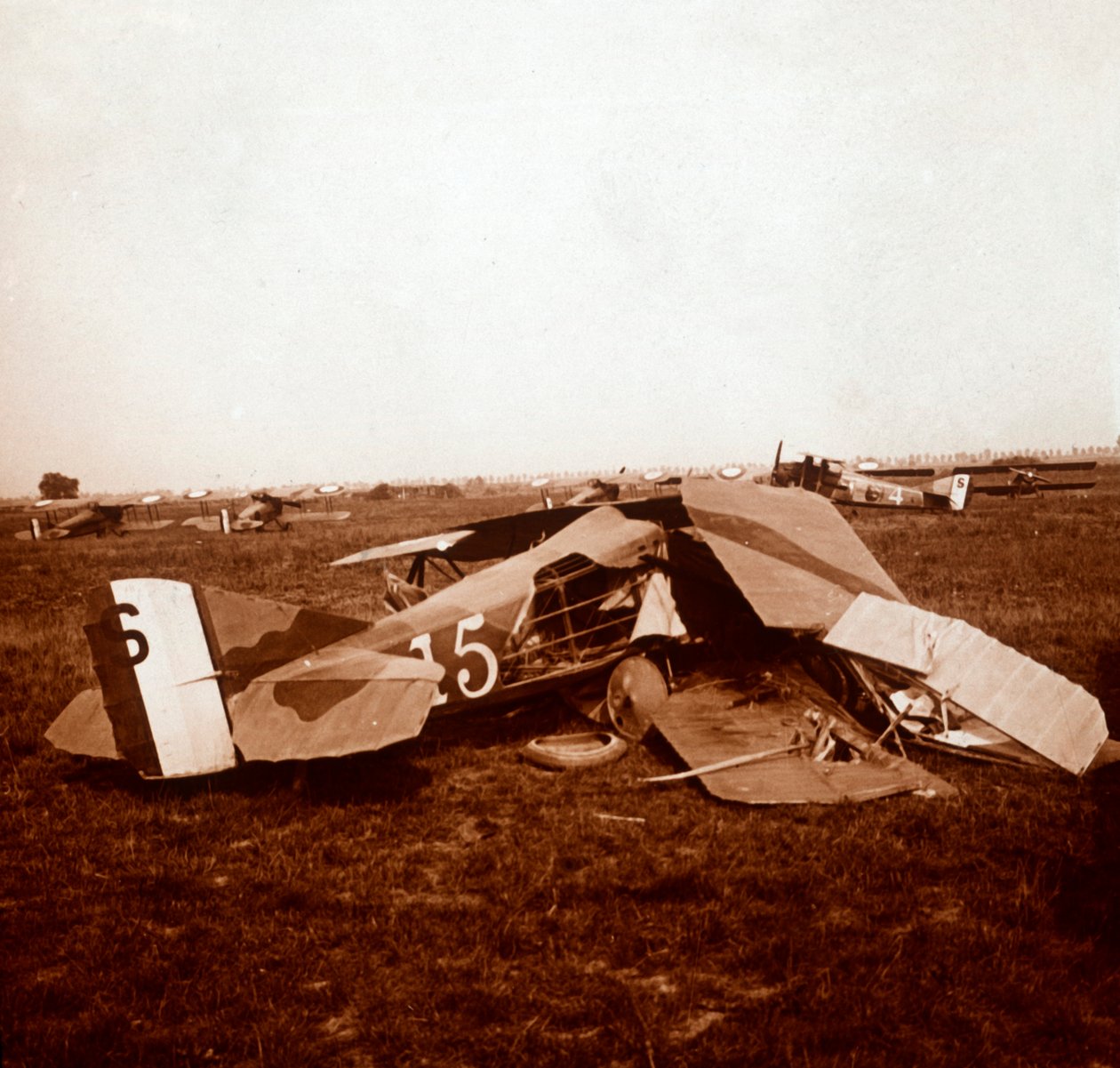 Crashed Plane by Unbekannt