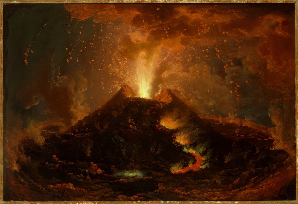 The Eruption of Vesuvius by Unbekannt