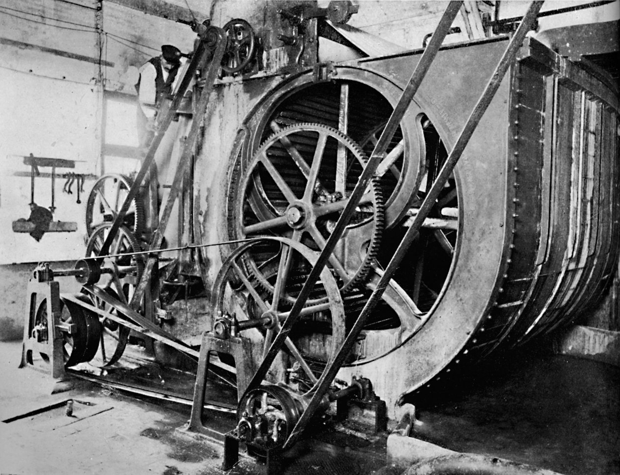 Economy in a Paper Mill by Unbekannt