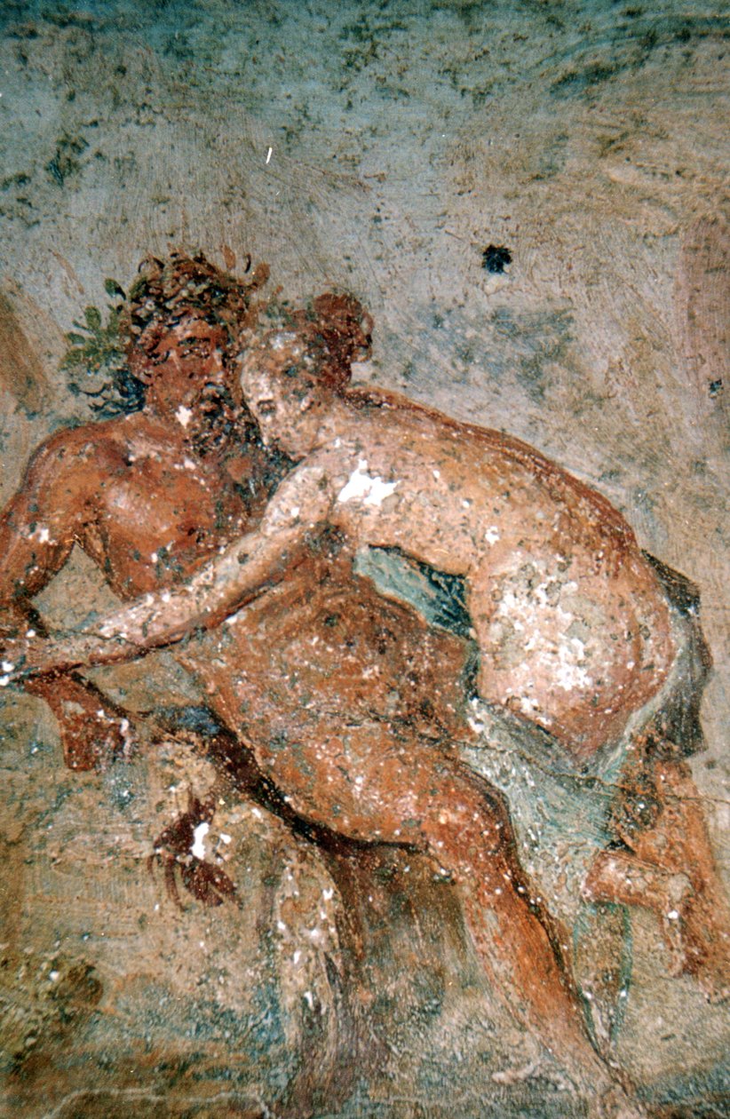 Erotic Mural, Pompeii, Italy by Unbekannt