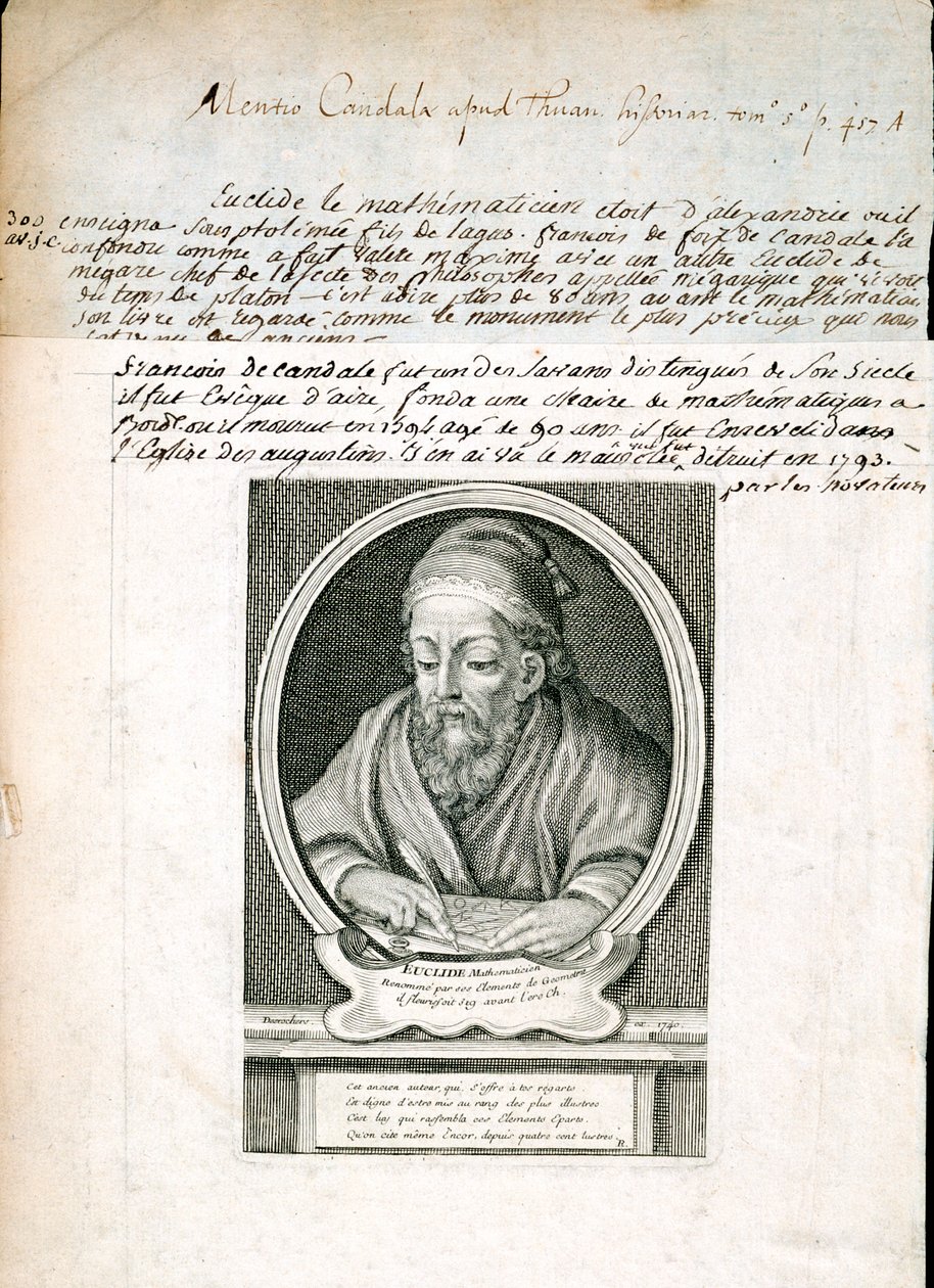 Euclid, Greek Mathematician by Unbekannt