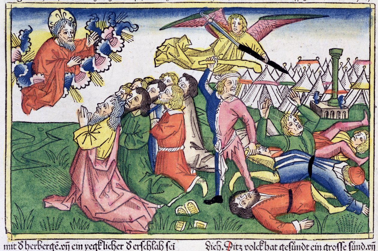Moses Breaking the Stone Tablets by Unbekannt