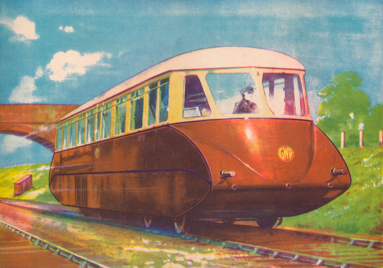 Express Diesel Engine Rail Car, G.W.R. by Unbekannt