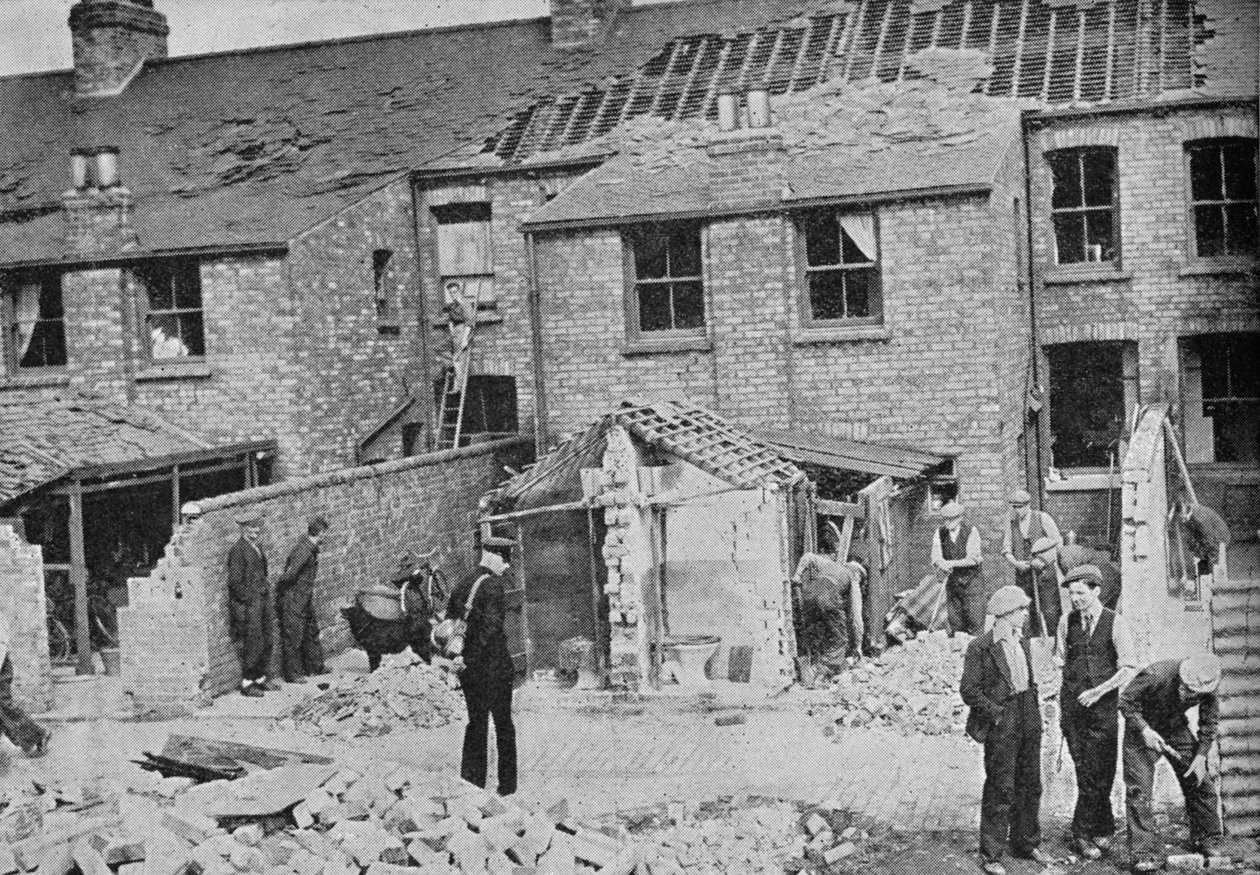 First Bombs on England by Unbekannt