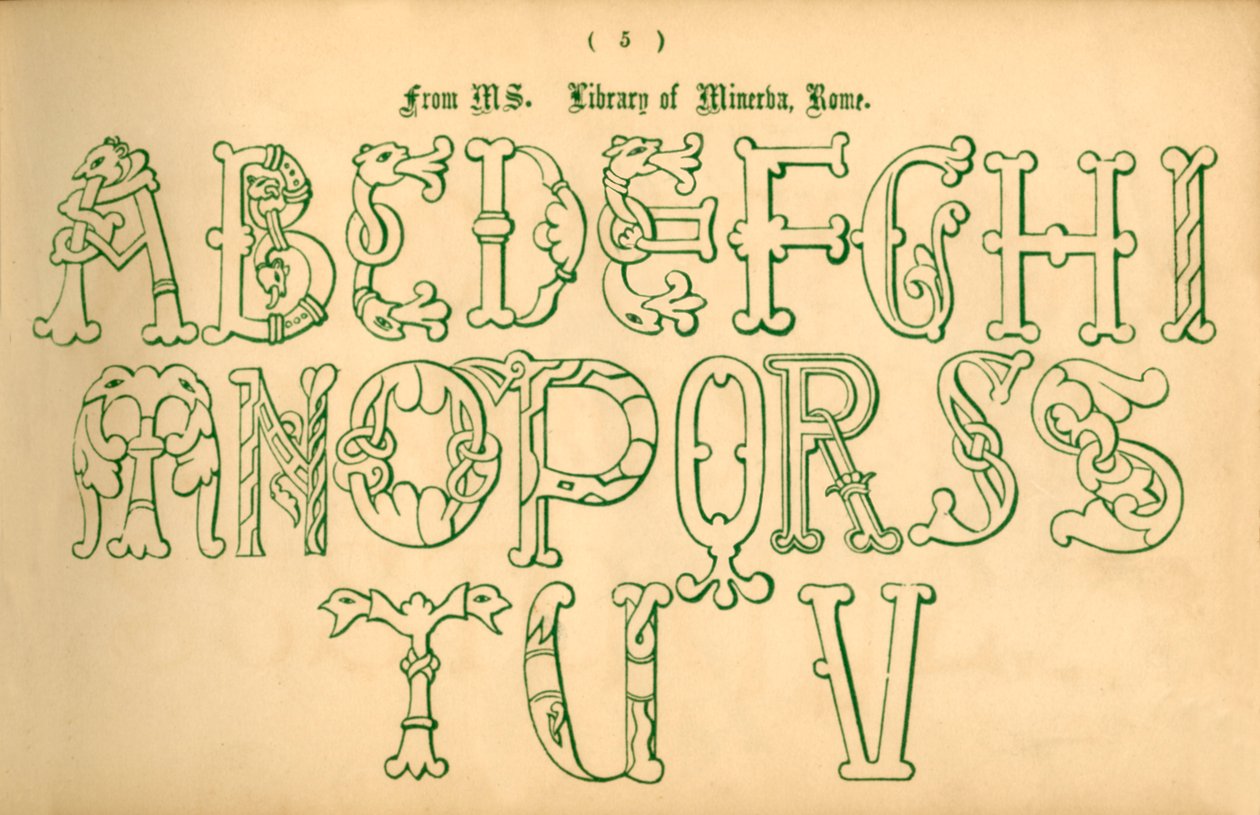 From MS. Library of Minerva, Rome by Unbekannt