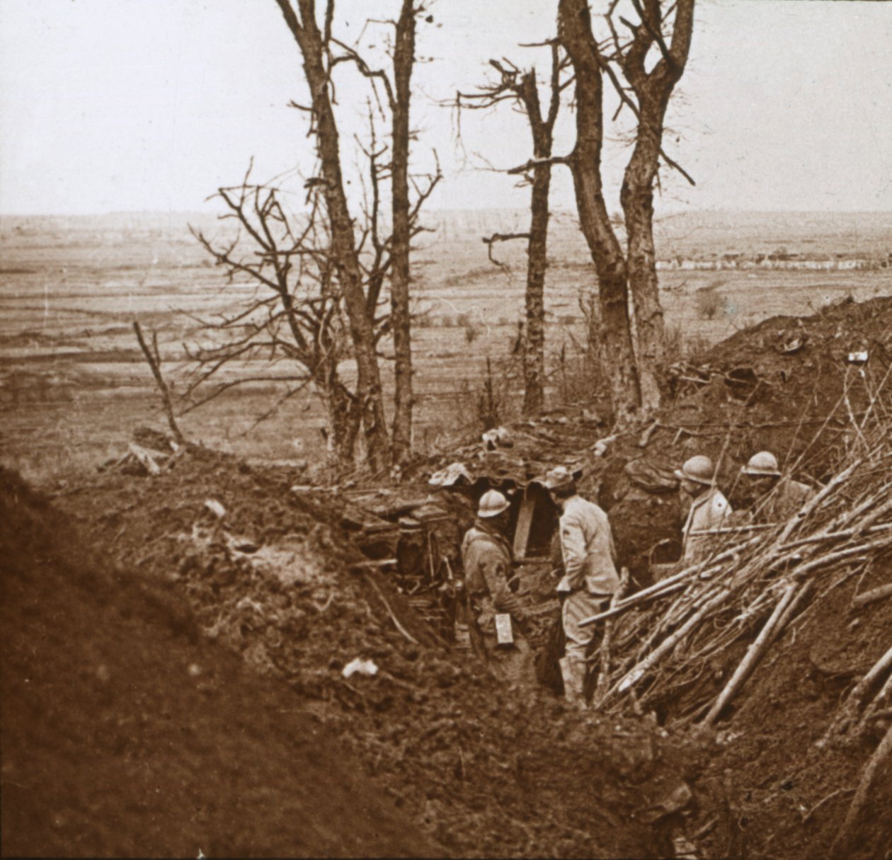 Front Line, Les Éparges, Northern France by Unbekannt