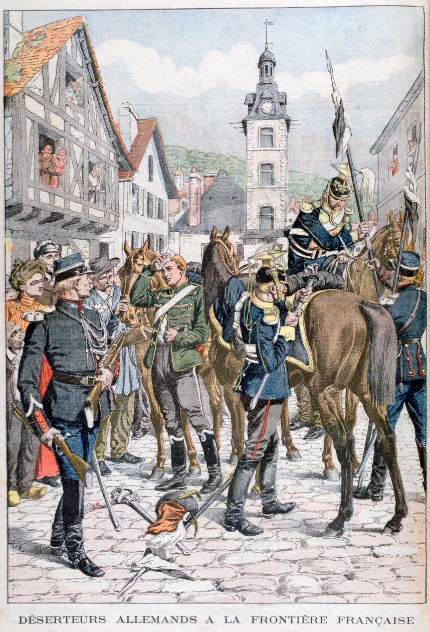 German Deserters at the French Frontier by Unbekannt
