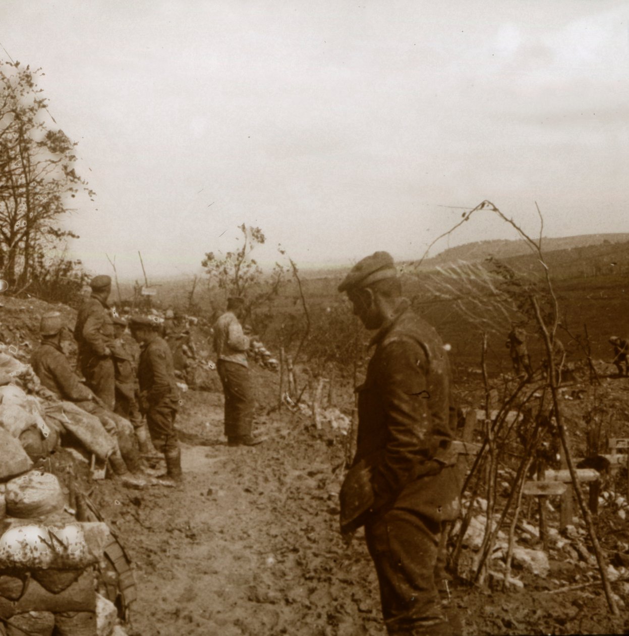 German front line, Verdun, northern France, c1914-c1918 by Unbekannt