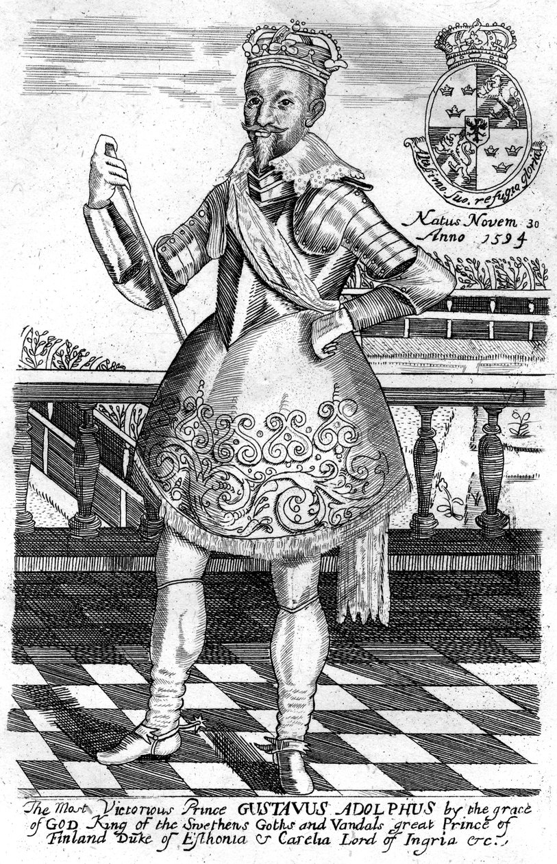 Gustavus Adolphus, King of Sweden by Unbekannt