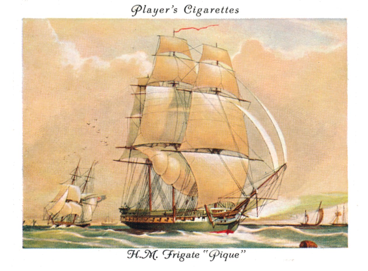 H.M. Frigate Pique by Unbekannt