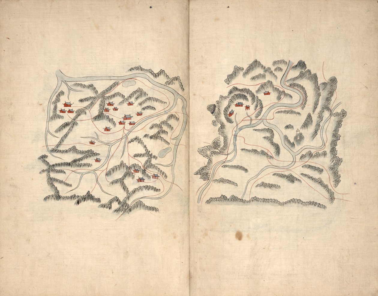 Haedong Chido. Hosŏ Chŏndo. by Unbekannt