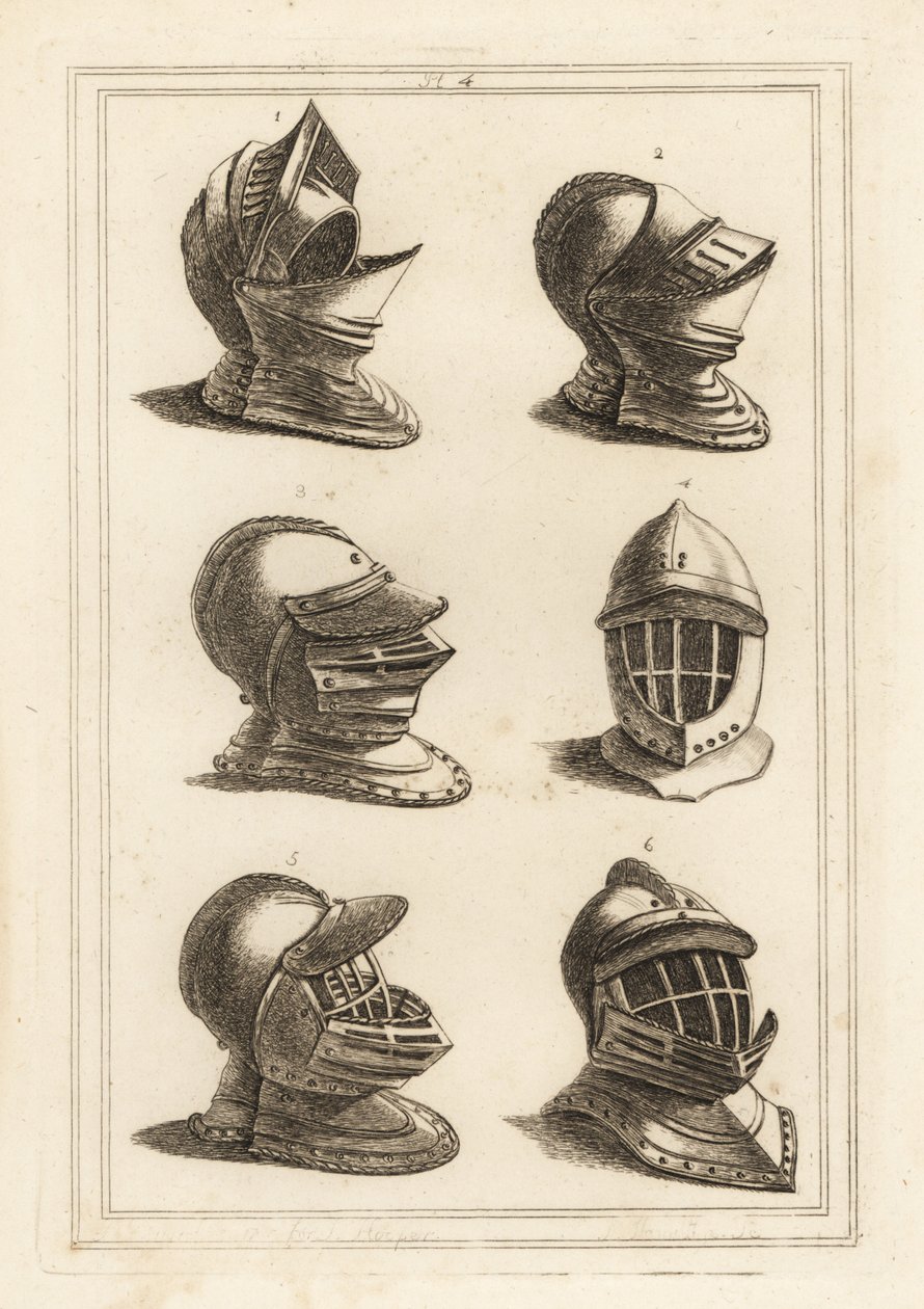 Helmets from the Tower of London by Unbekannt