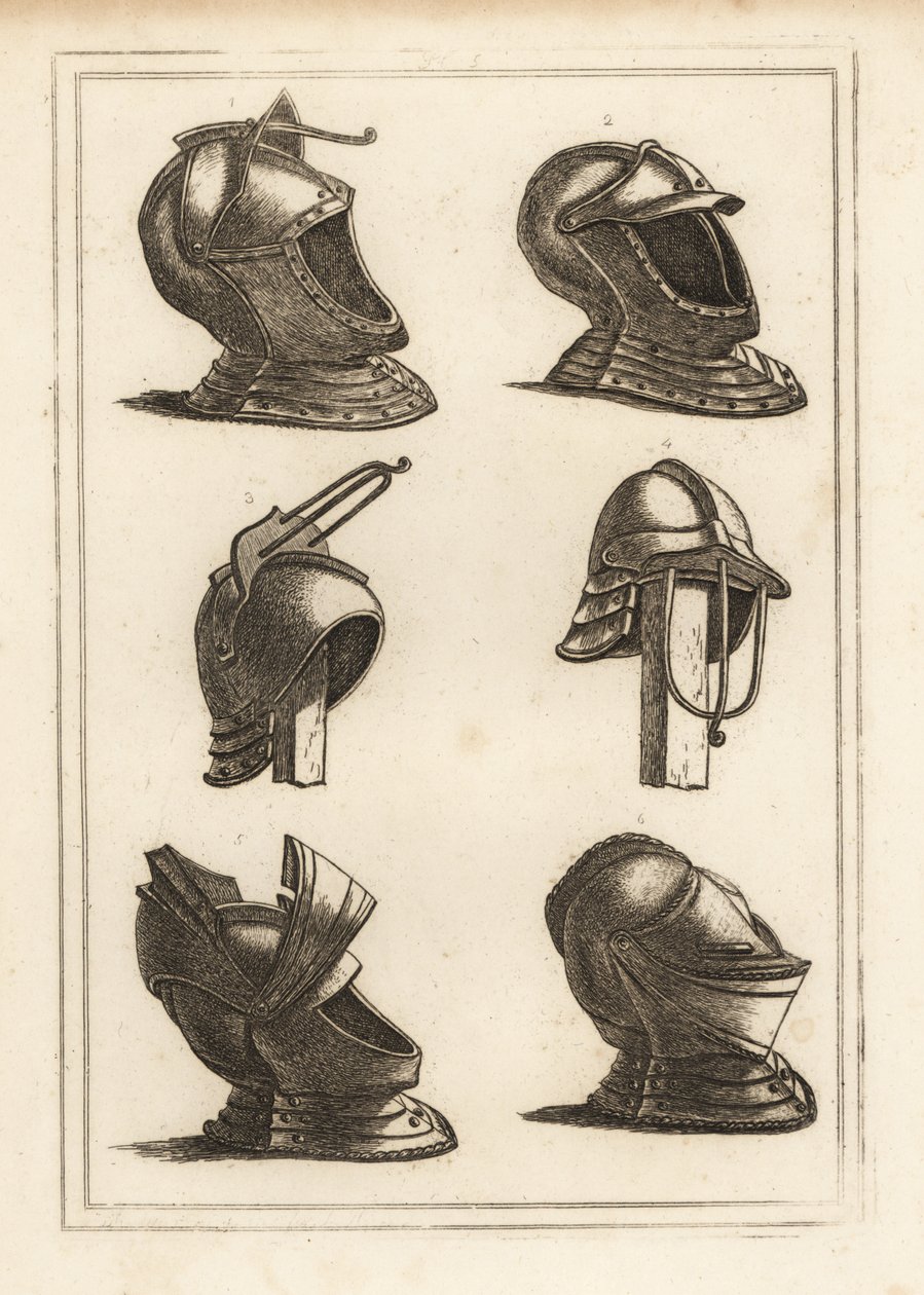 Helmets from the Tower of London by Unbekannt