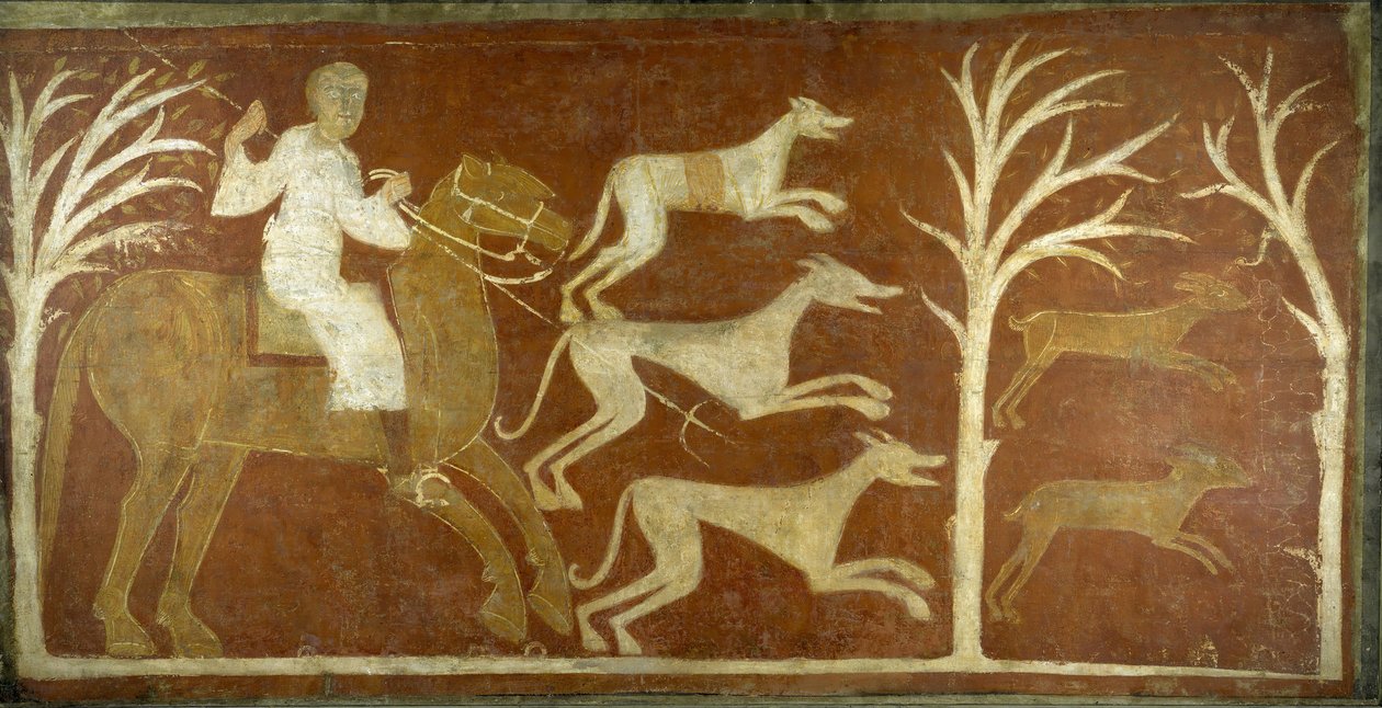 Hunting Scene by Unbekannt