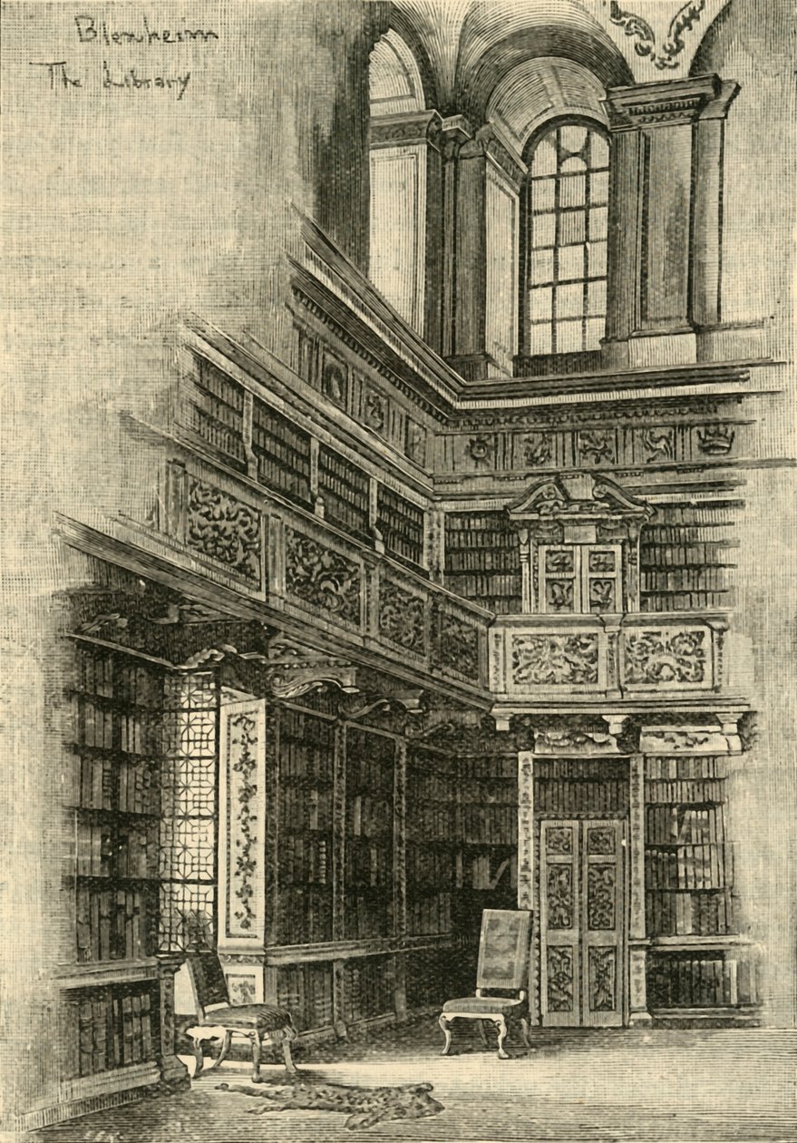 In the Library by Unbekannt