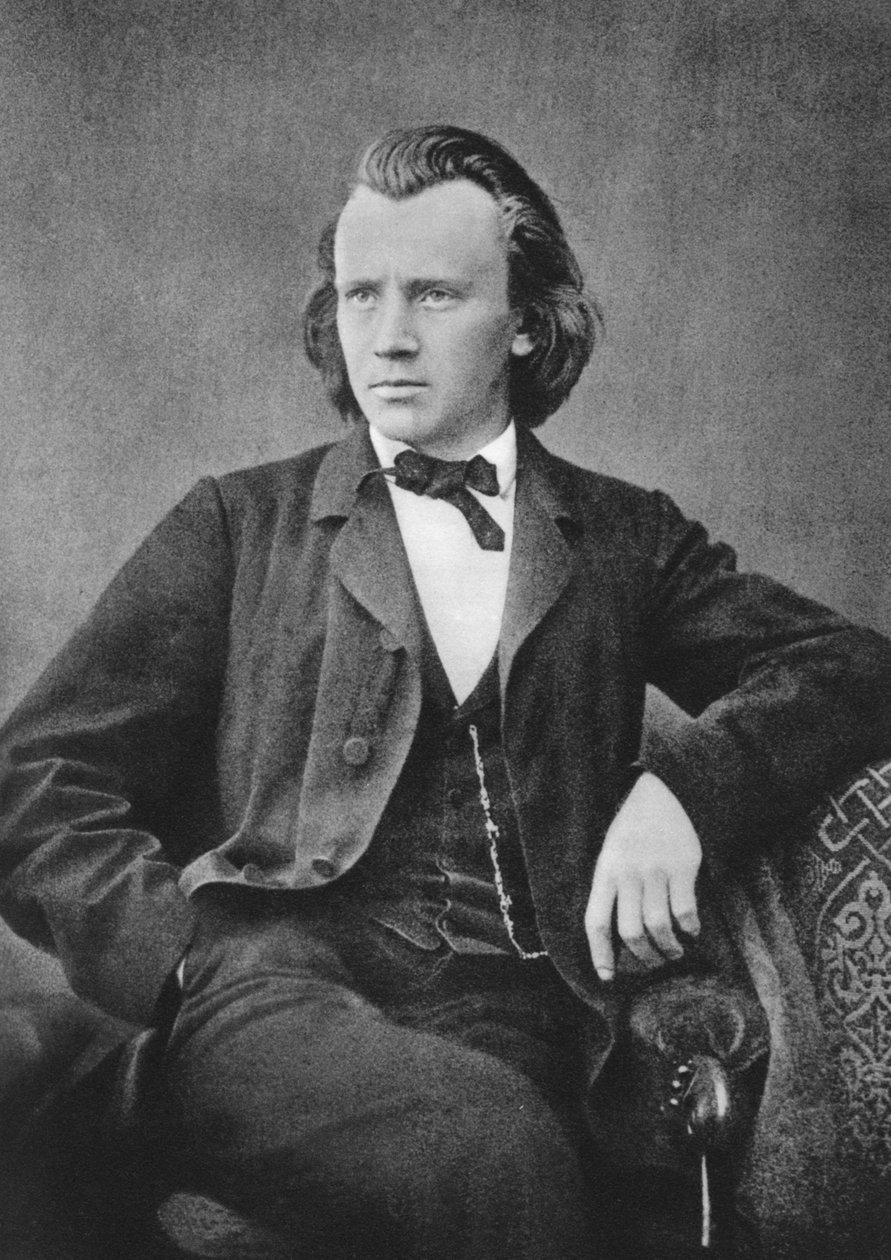 Johannes Brahms, German composer and pianist by Unbekannt