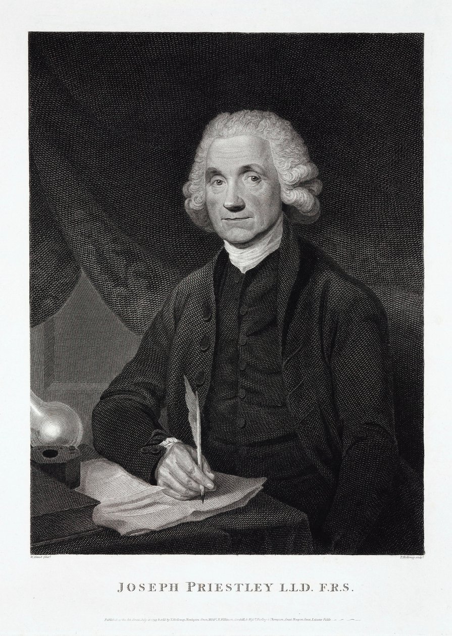 Joseph Priestley, English-American theologian and chemist by Unbekannt