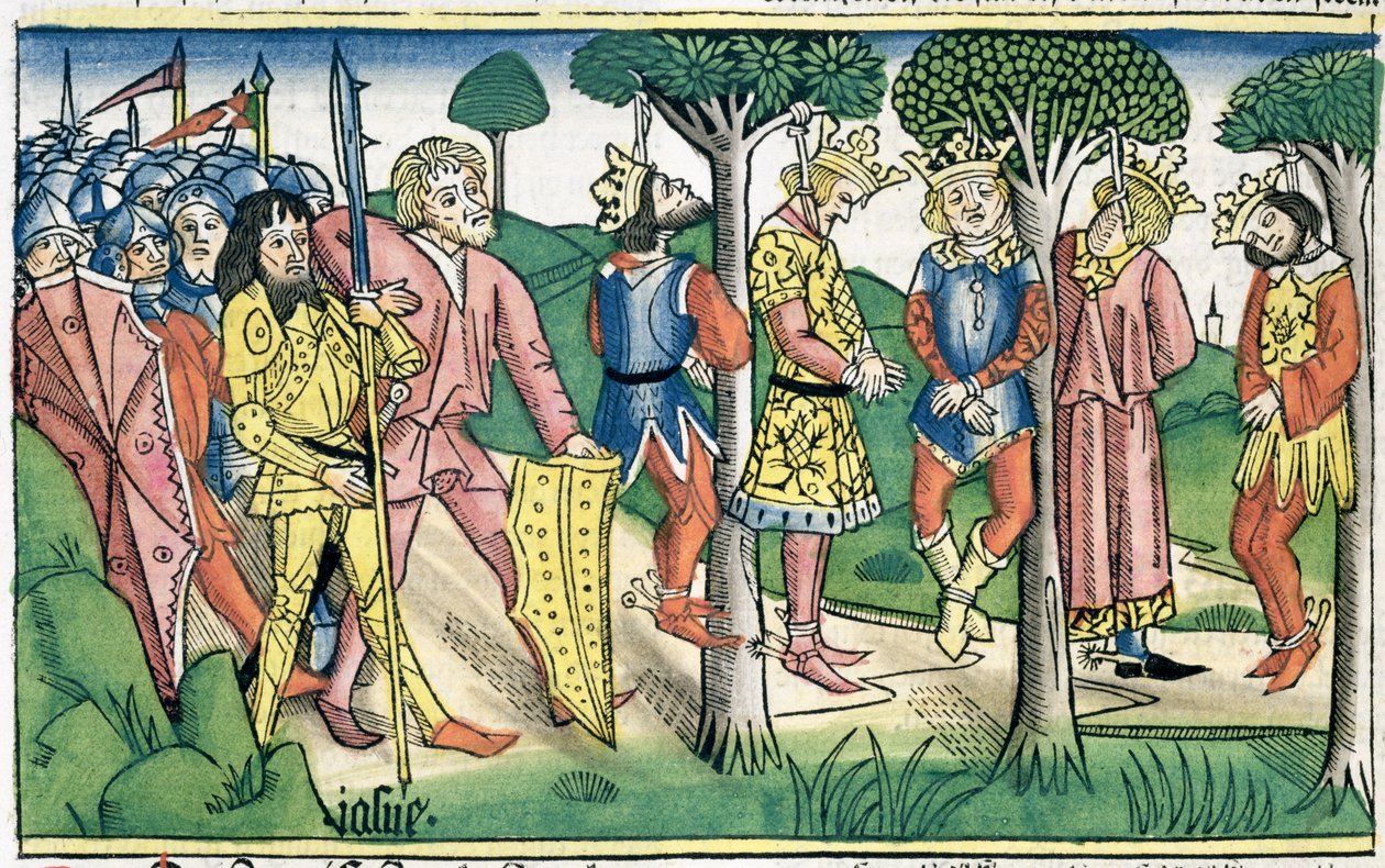 The Execution of the Five Kings by Unbekannt