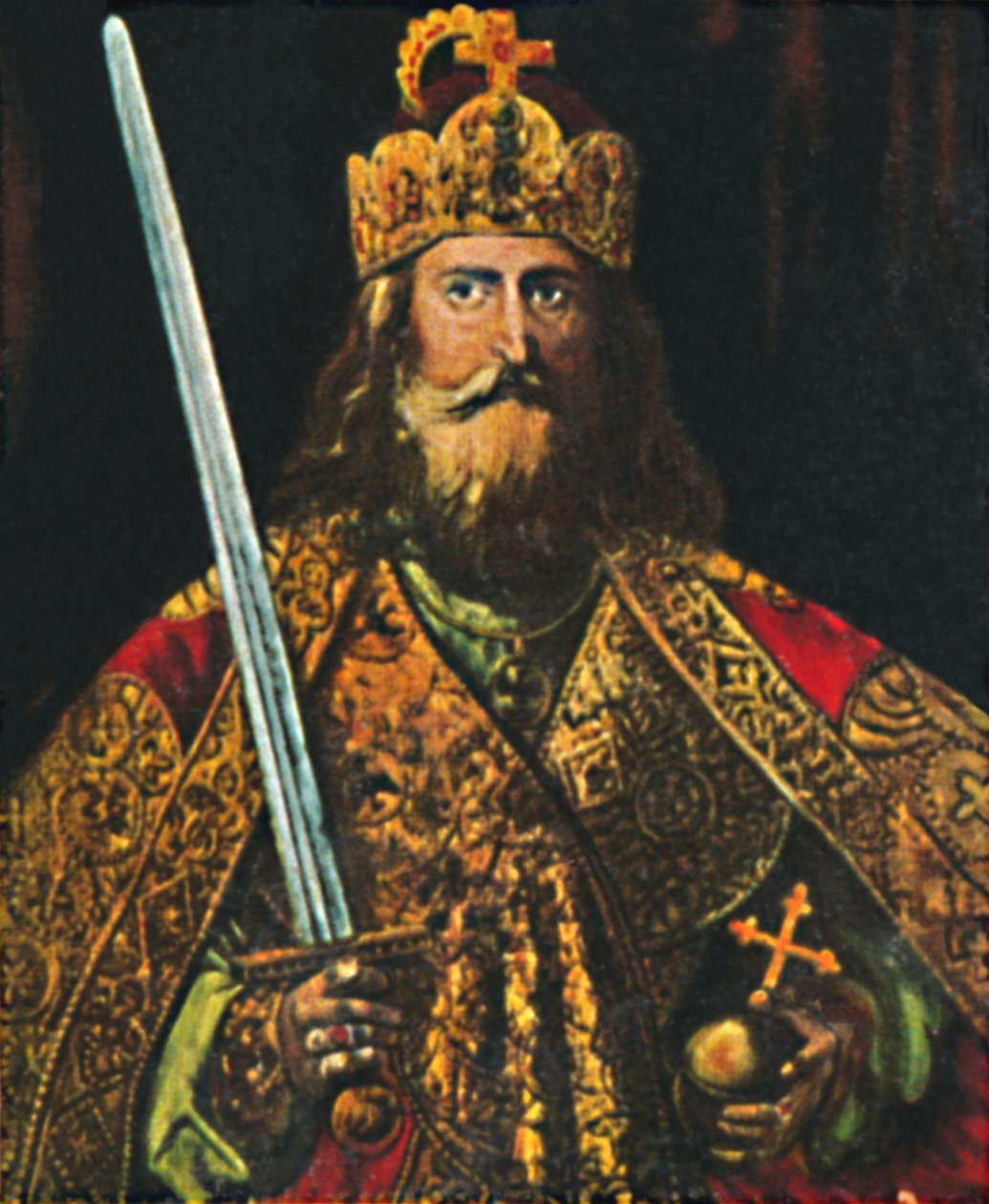 Karl der Große, 742-814 by Unbekannt