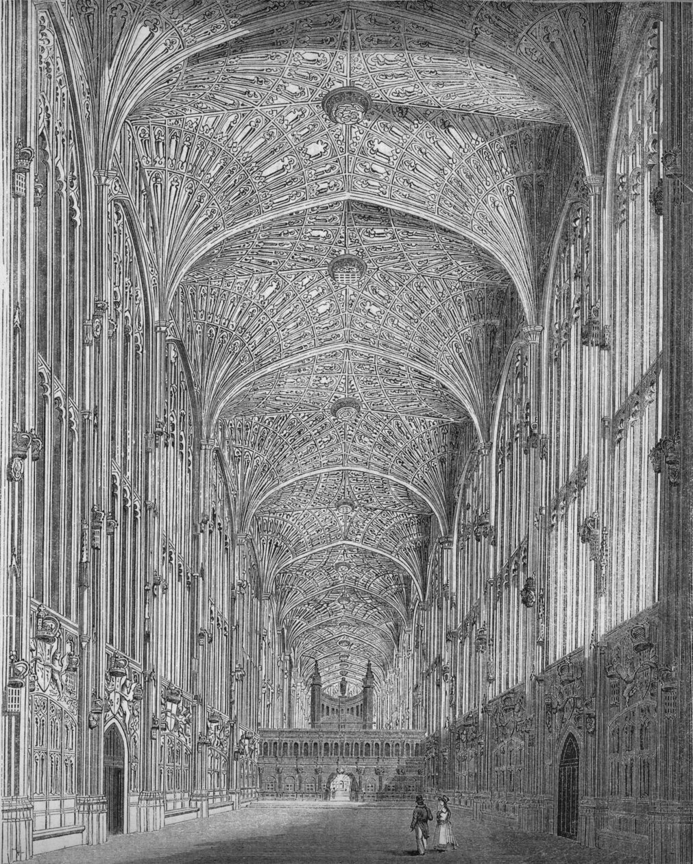 Kings College Chapel, 1845 by Unbekannt