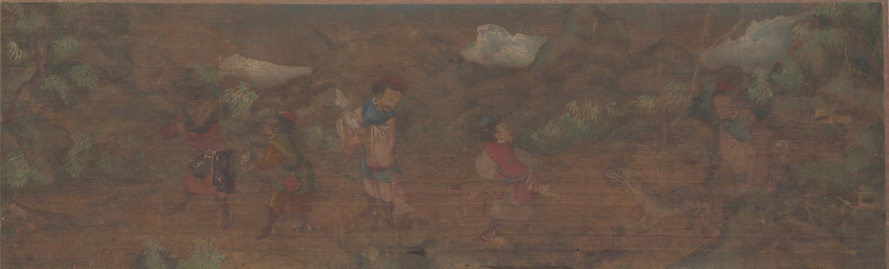 Landscape Painting of Figure in Woodland Setting by Unbekannt