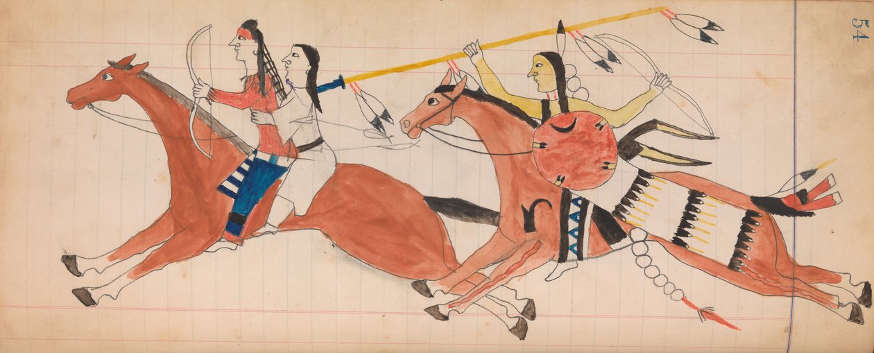 Maffet Ledger: Drawing by Unbekannt