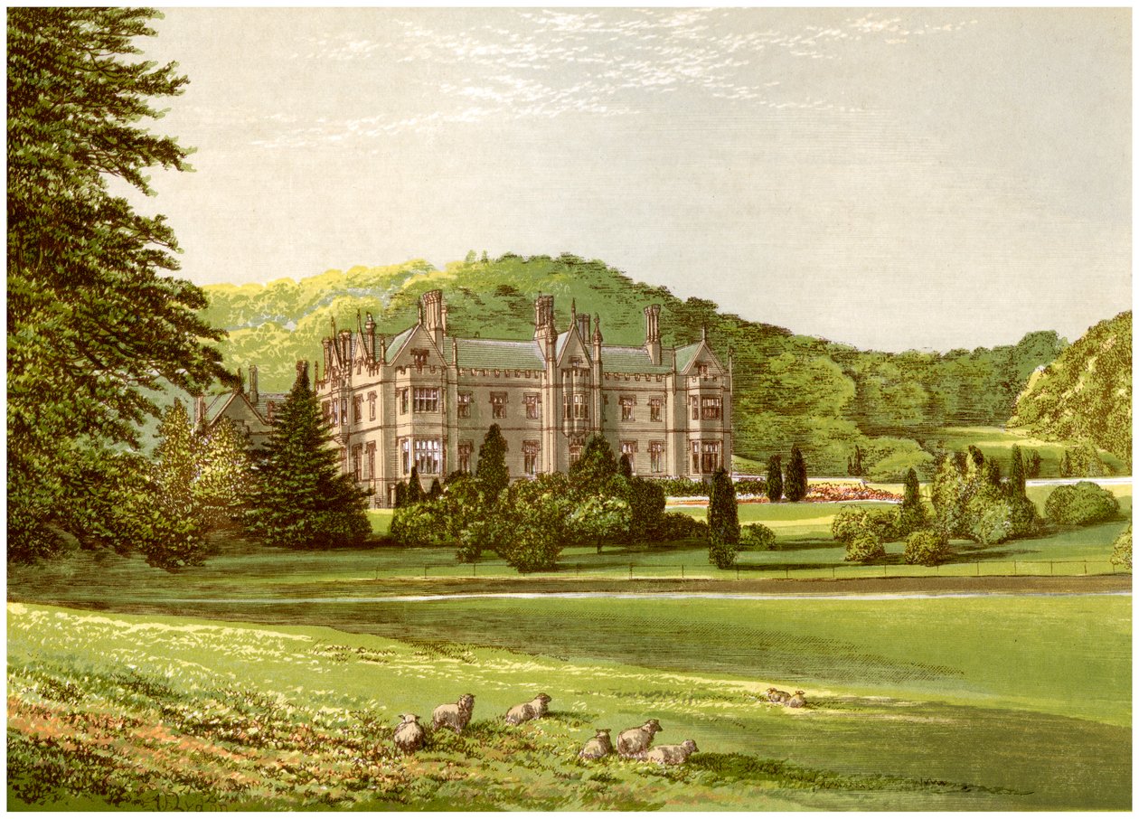 Mamhead, Devon, Home of Baronet Newman, c1880 by Unbekannt