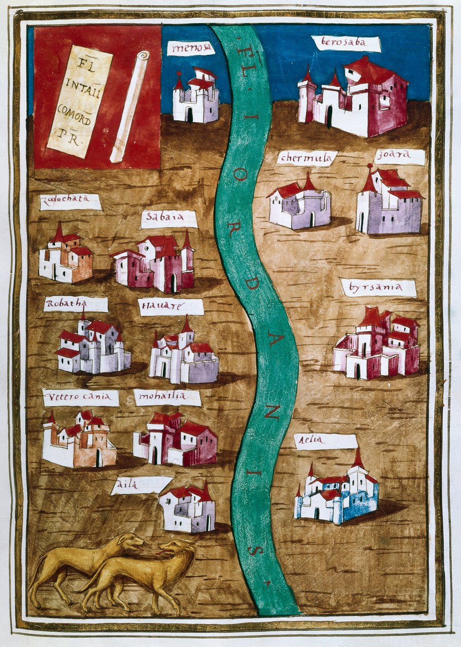 Map of Palestine by Unbekannt