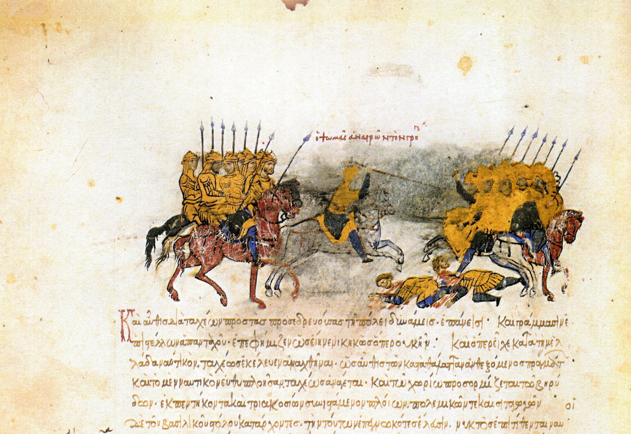 Miniature from the Madrid Skylitzes by Unbekannt