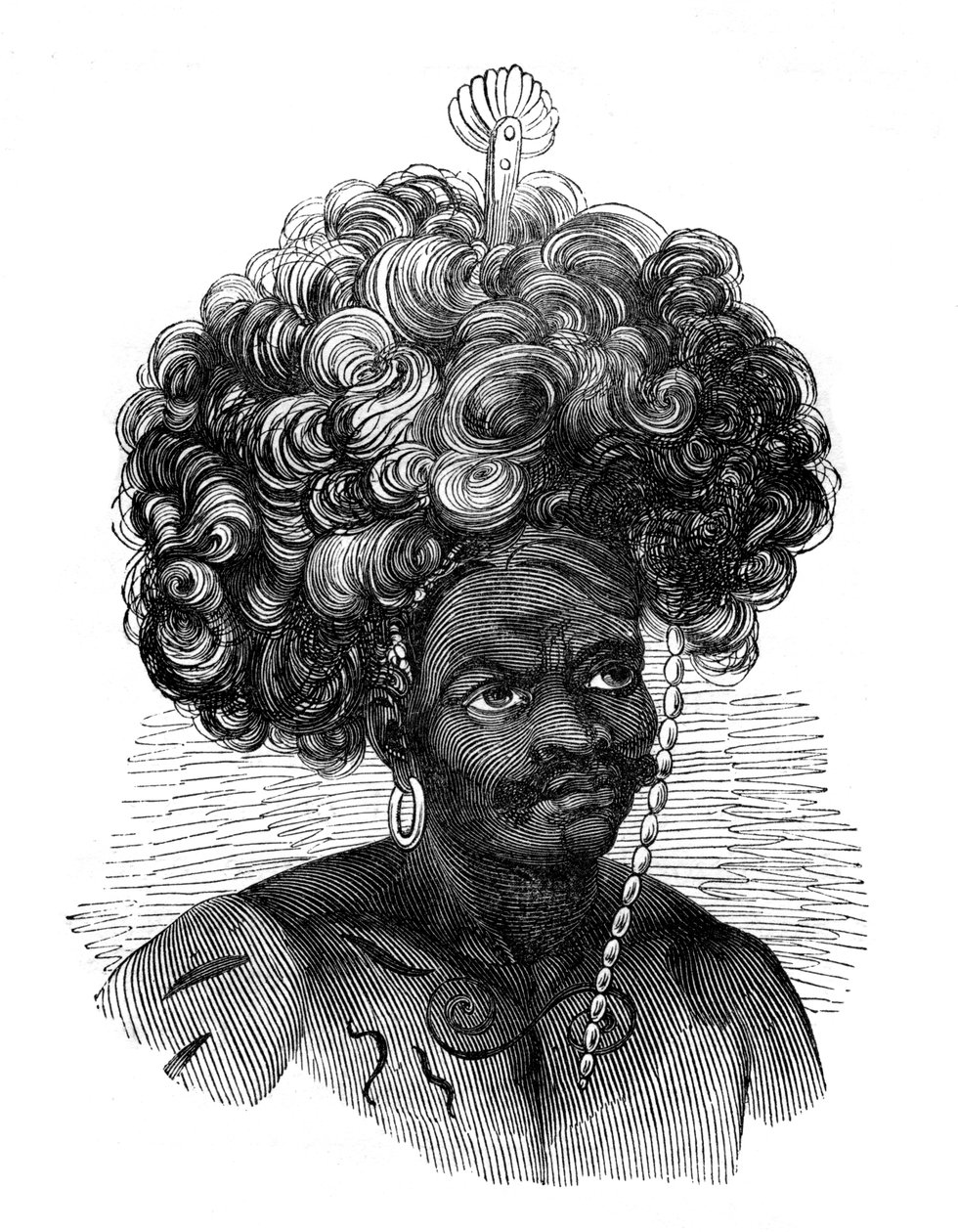 Native of the Papua Islands, 1848 by Unbekannt