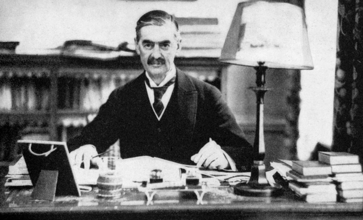 Neville Chamberlain 1869-1940, British prime minister, c1930s by Unbekannt