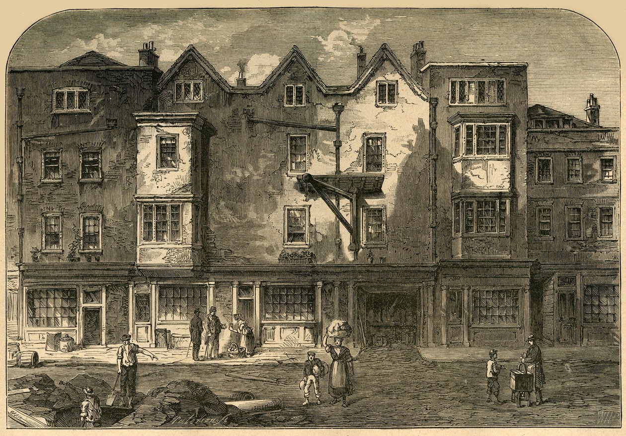 Oldbourne Hall, Shoe Lane, 1823, 1897 by Unbekannt