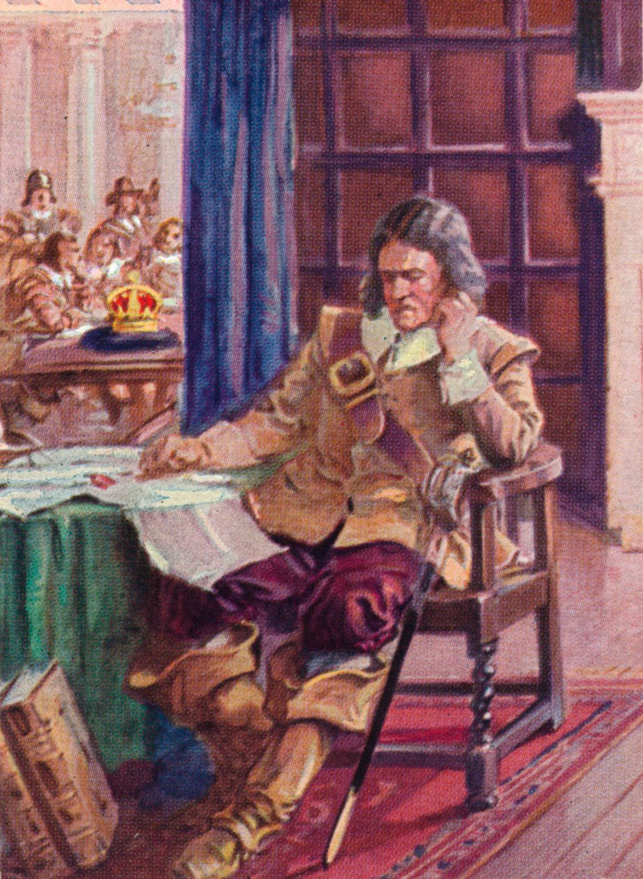 Oliver Cromwell Refusing the Crown by Unbekannt