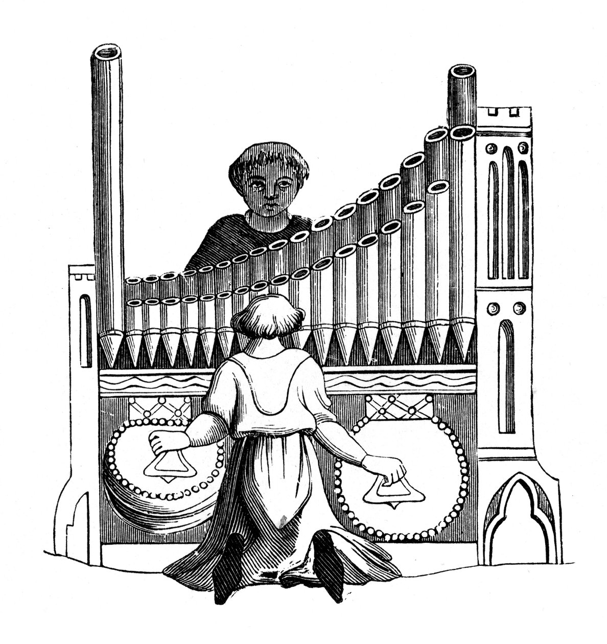 Organ with a single keyboard by Unbekannt