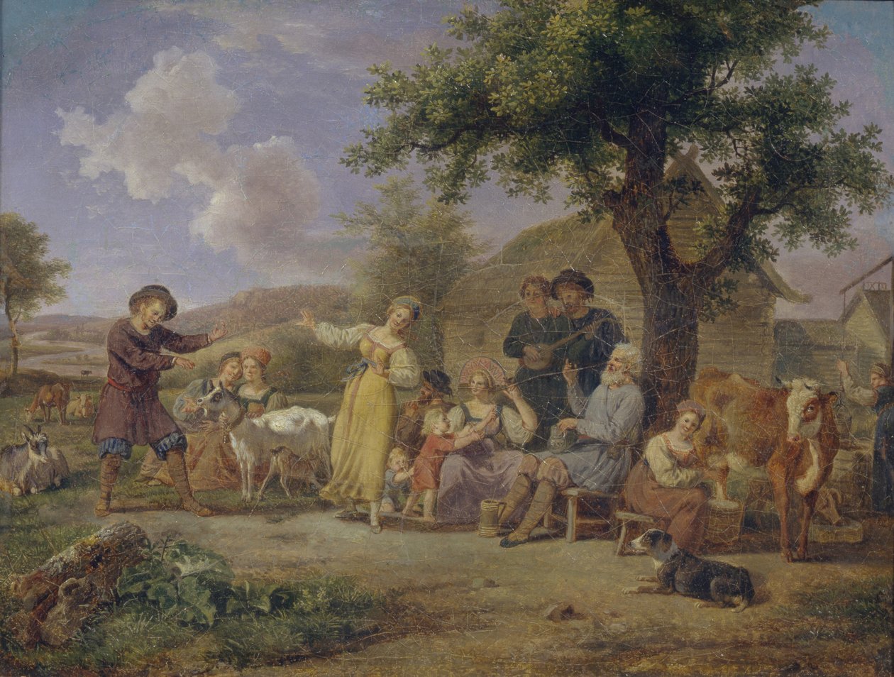 Peasants Merry-Making by Unbekannt