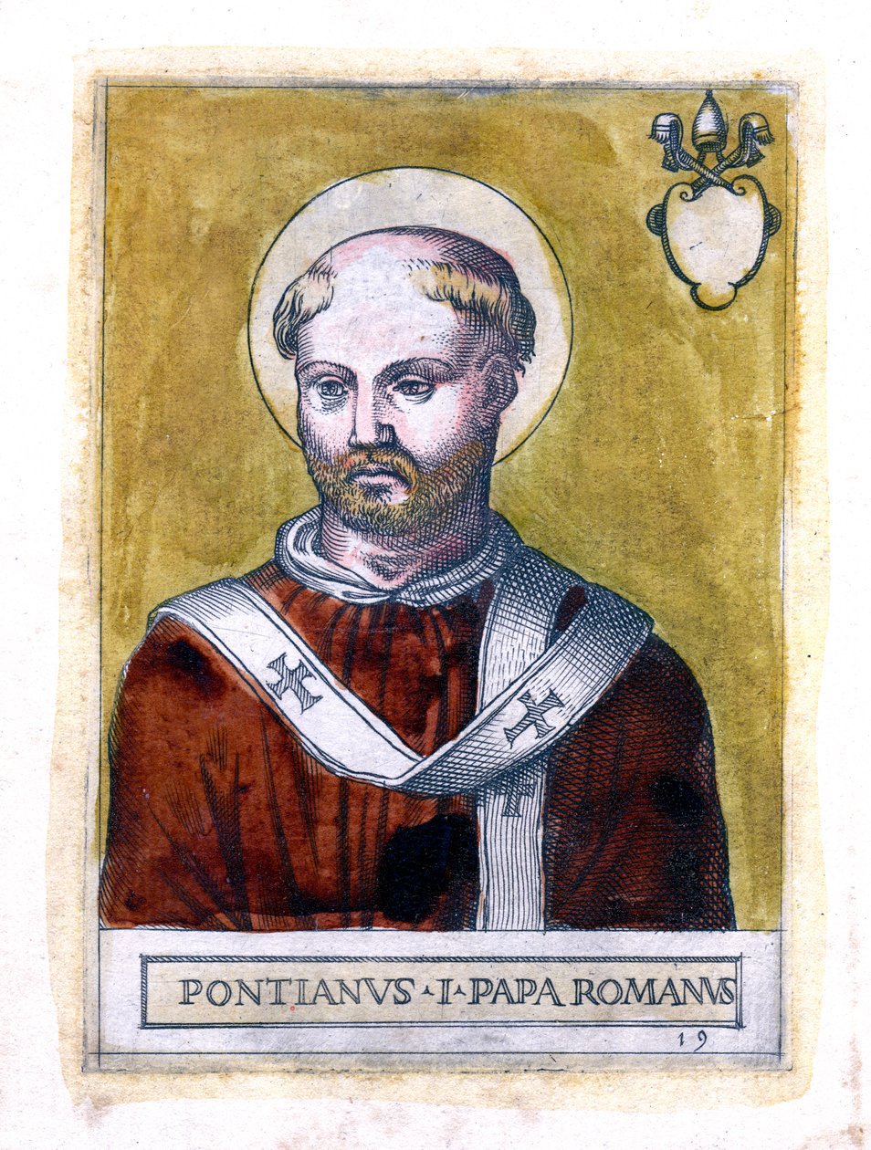 Pope Pontian I by Unbekannt