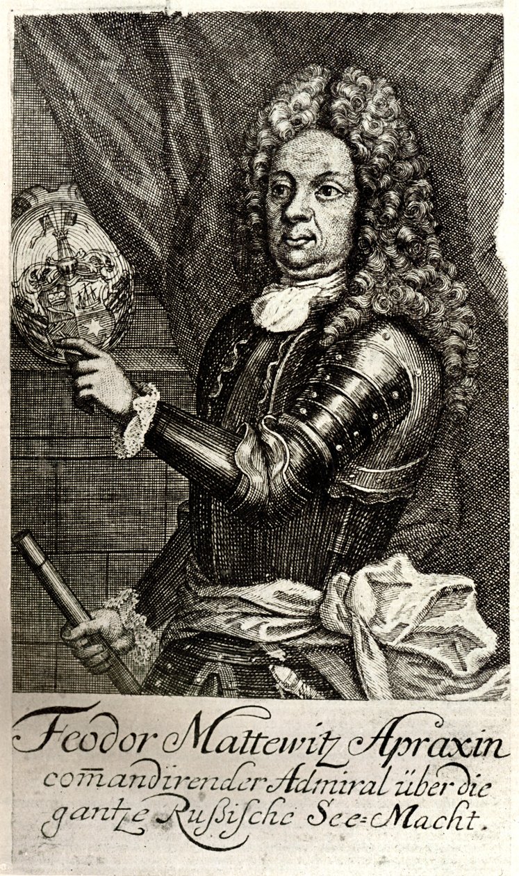 Portrait of Count Fyodor Matveyevich Apraksin by Unbekannt