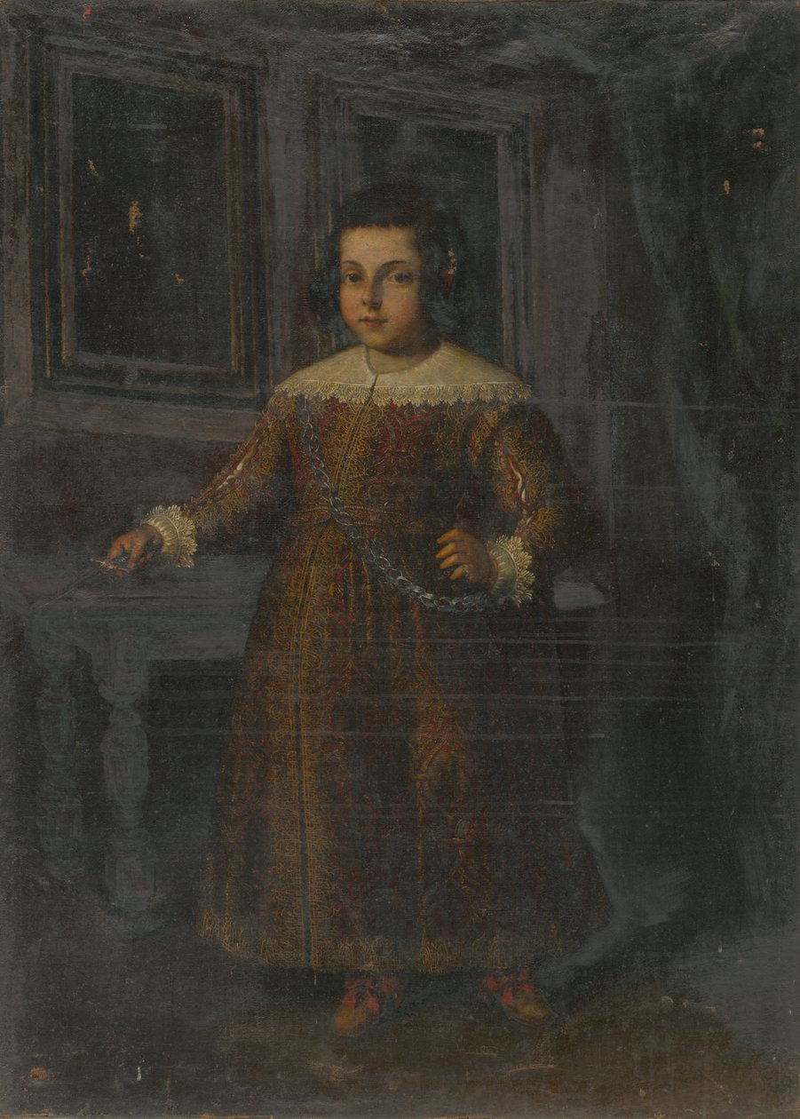 Portrait of a Standing Girl by Unbekannt