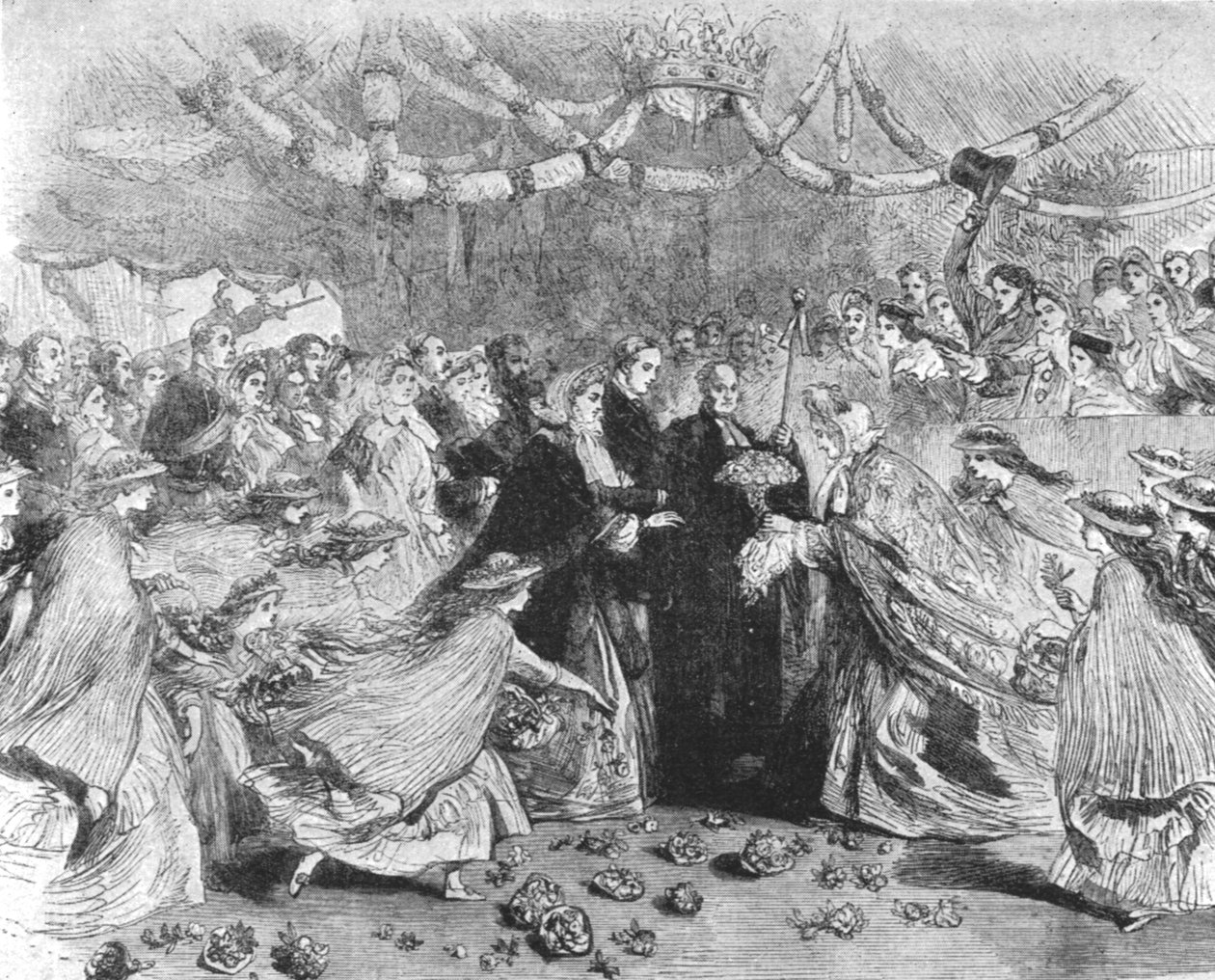 Princess Alexandras Arrival in England, 1863..., 1901 by Unbekannt