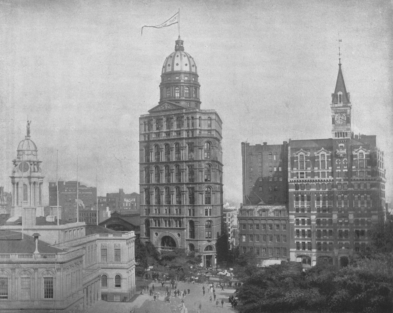 Printing House Square, New York, USA, c1900 by Unbekannt