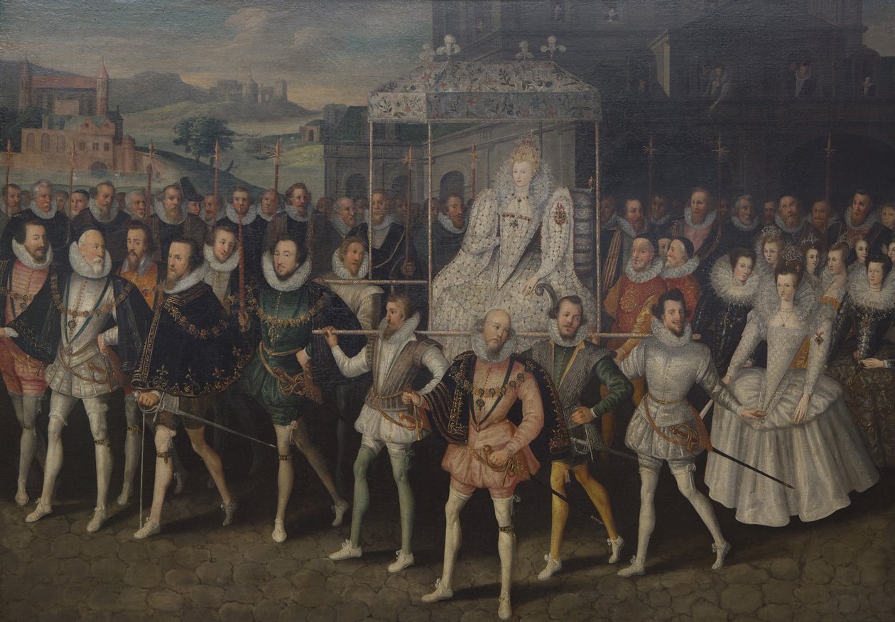 Procession Portrait of Queen Elizabeth by Unbekannt