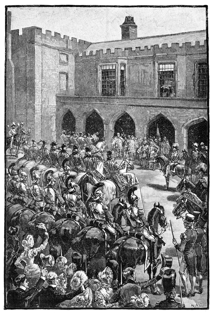 Proclamation of the Queen by Unbekannt